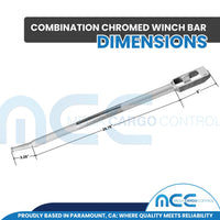 Load image into Gallery viewer, 35" Combination Winch Bar
