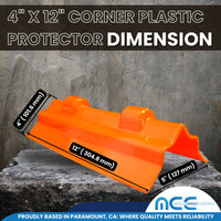 Load image into Gallery viewer, 4&quot; x 12&quot;  Corner Plastic Protector

