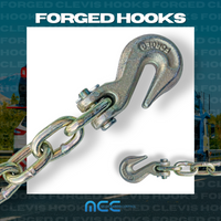 Load image into Gallery viewer, Grade 70 x 20 ft. Transport Chain w/ Grab Hooks
