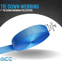 Load image into Gallery viewer, 1&quot; x 300ft Tie Down Webbing Polyester
