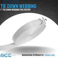Load image into Gallery viewer, 1&quot; x 300ft Tie Down Webbing Polyester
