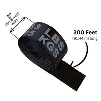 Load image into Gallery viewer, 2&quot; x 300ft Tie Down Webbing Polyester - 12000 LBS
