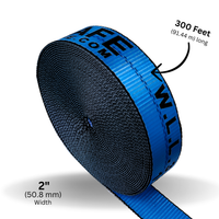 Load image into Gallery viewer, 2" x 300ft Tie Down Webbing Polyester - 12000 LBS
