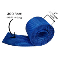 Load image into Gallery viewer, 2&quot; x 300ft Tie Down Webbing Polyester - 6000 LBS
