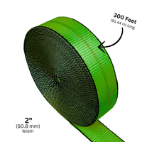 Load image into Gallery viewer, 2" x 300ft Tie Down Webbing Polyester - 12000 LBS

