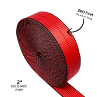 Load image into Gallery viewer, 2" x 300ft Tie Down Webbing Polyester - 12000 LBS
