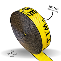 Load image into Gallery viewer, 2" x 300ft Tie Down Webbing Polyester - 12000 LBS
