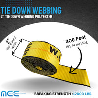 Load image into Gallery viewer, 2&quot; x 300ft Tie Down Webbing Polyester - 12000 LBS
