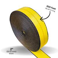Load image into Gallery viewer, 2" x 300ft Tie Down Webbing Polyester - 12000 LBS
