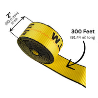 Load image into Gallery viewer, 2&quot; x 300ft Tie Down Webbing Polyester - 12000 LBS
