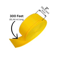 Load image into Gallery viewer, 2&quot; x 300ft Tie Down Webbing Polyester - 6000 LBS
