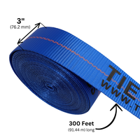 Load image into Gallery viewer, 3" x 300ft Tie Down Webbing Polyester
