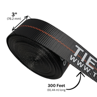 Load image into Gallery viewer, 3" x 300ft Tie Down Webbing Polyester
