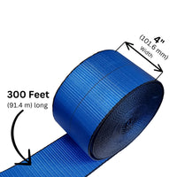 Load image into Gallery viewer, 4&quot; x 300ft Tie Down Webbing Polyester
