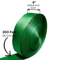 Load image into Gallery viewer, 4&quot; x 300ft Tie Down Webbing Polyester
