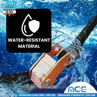 Load image into Gallery viewer, USA 1&quot; Cam Buckle Strap With Coated S Hooks
