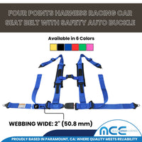 Load image into Gallery viewer, 2&quot; Racing Harness - 4 Point Safety Belt (Push-Release Button)
