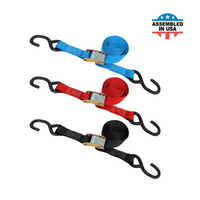 Load image into Gallery viewer, USA 1&quot; Cam Buckle Strap With Coated S Hooks
