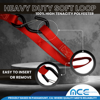 Load image into Gallery viewer, 1&quot; X 6&#39; Cam Buckle Straps with 2 S Hooks With Keeper &amp; Loop End
