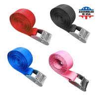Load image into Gallery viewer, USA 1&quot; x 3ft to 15ft Cam Buckle Endless Cargo Lashing Strap Heavy Duty
