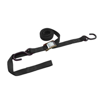 Load image into Gallery viewer, 1&quot; X 6&#39; Cam Buckle Strap With 2 Fully Coated S Hooks With Loop End
