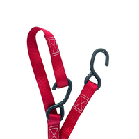 Load image into Gallery viewer, 1&quot; X 6&#39; Cam Buckle Strap With 2 Fully Coated S Hooks With Loop End
