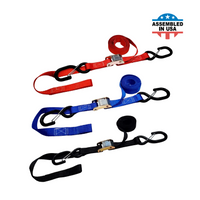 Load image into Gallery viewer, 1&quot; X 6&#39; Cam Buckle Straps with 2 S Hooks With Keeper &amp; Loop End
