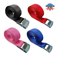 Load image into Gallery viewer, USA 1&quot; x 3ft to 15ft Cam Buckle Endless Cargo Lashing Strap
