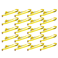 Load image into Gallery viewer, 20 Pack - 2" E-Track Cam Buckle Tie Down Straps (Bulk)
