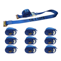 Load image into Gallery viewer, 10 Pack - 2" E-Track Cam Buckle Tie Down Straps
