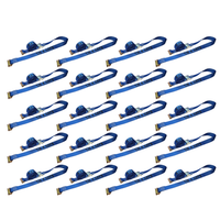 Load image into Gallery viewer, 20 Pack - 2" E-Track Cam Buckle Tie Down Straps (Bulk)
