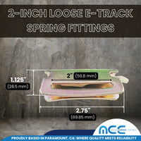 Load image into Gallery viewer, 2&quot; x 6&quot; E Track Rope Tie Off
