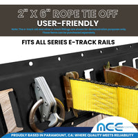 Load image into Gallery viewer, 2&quot; x 6&quot; E Track Rope Tie Off
