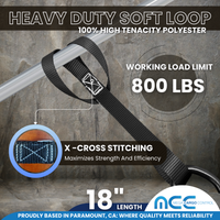 Load image into Gallery viewer, 1&quot; x 18&quot; (1.5 FT) Soft Tie Loops - Handle Bar Straps
