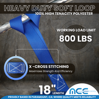 Load image into Gallery viewer, 1&quot; x 18&quot; (1.5 FT) Soft Tie Loops - Handle Bar Straps
