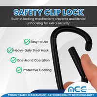 Load image into Gallery viewer, 10 Pack Khaki Camouflage Bungee Cords with Carabiner Hooks – 18&quot; 24&quot; 32&quot; 40&quot; 48&quot; Assorted Sizes, 8 mm Rubber Core
