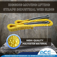 Load image into Gallery viewer, 1&quot; Eye-to-Eye Rigging Moving Lifting Straps Industrial Web Sling
