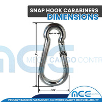 Load image into Gallery viewer, Zinc Plated Carabiners Clips
