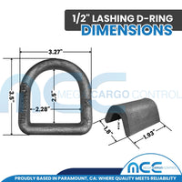 Load image into Gallery viewer, Weld On Lashing D-Ring w/ Cap
