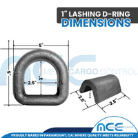 Load image into Gallery viewer, Weld On Lashing D-Ring w/ Cap
