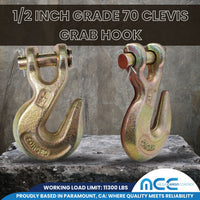 Load image into Gallery viewer, Grade 70 Clevis Grab Hook
