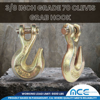 Load image into Gallery viewer, Grade 70 Clevis Grab Hook
