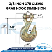 Load image into Gallery viewer, Grade 70 Clevis Grab Hook
