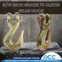Load image into Gallery viewer, Grade 70 Clevis Grab Hook
