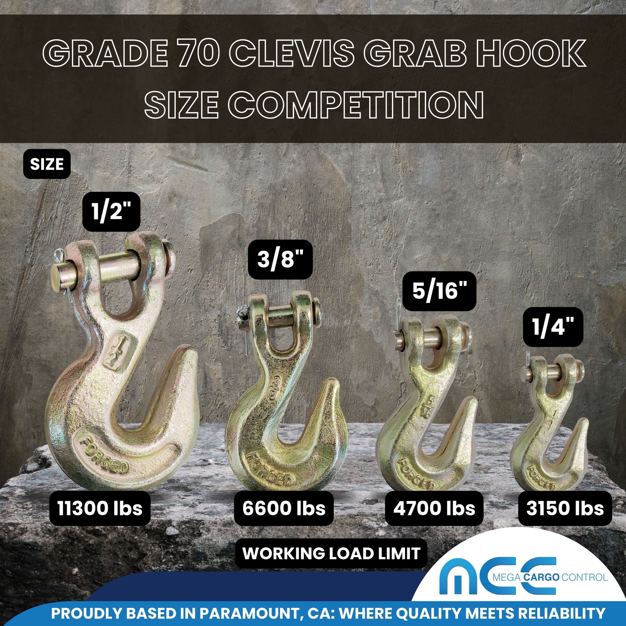 Clevis Grab Hook | Mega Cargo Control