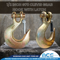 Load image into Gallery viewer, Grade 70 Clevis Slip Hook w/ Latch
