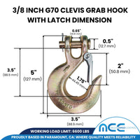 Load image into Gallery viewer, Grade 70 Clevis Slip Hook w/ Latch
