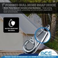 Load image into Gallery viewer, Bull Nose Snap Hook for 1&quot; Webbing
