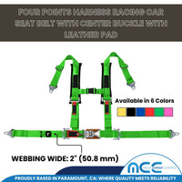 Load image into Gallery viewer, 2&quot; Racing Harness - 4 Point Safety Belt (Center Latch &amp; Link)
