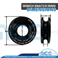 Load image into Gallery viewer, Recovery, Towing Winch Ring - 66,000 Lbs
